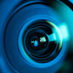 close up image of camera lens