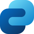 Blue colored logo