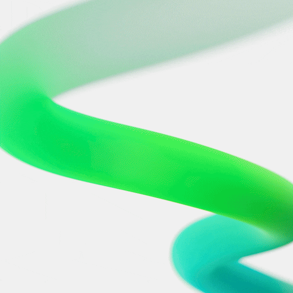 Greenish-yellow squiggly line that is animated to look as though it's moving.