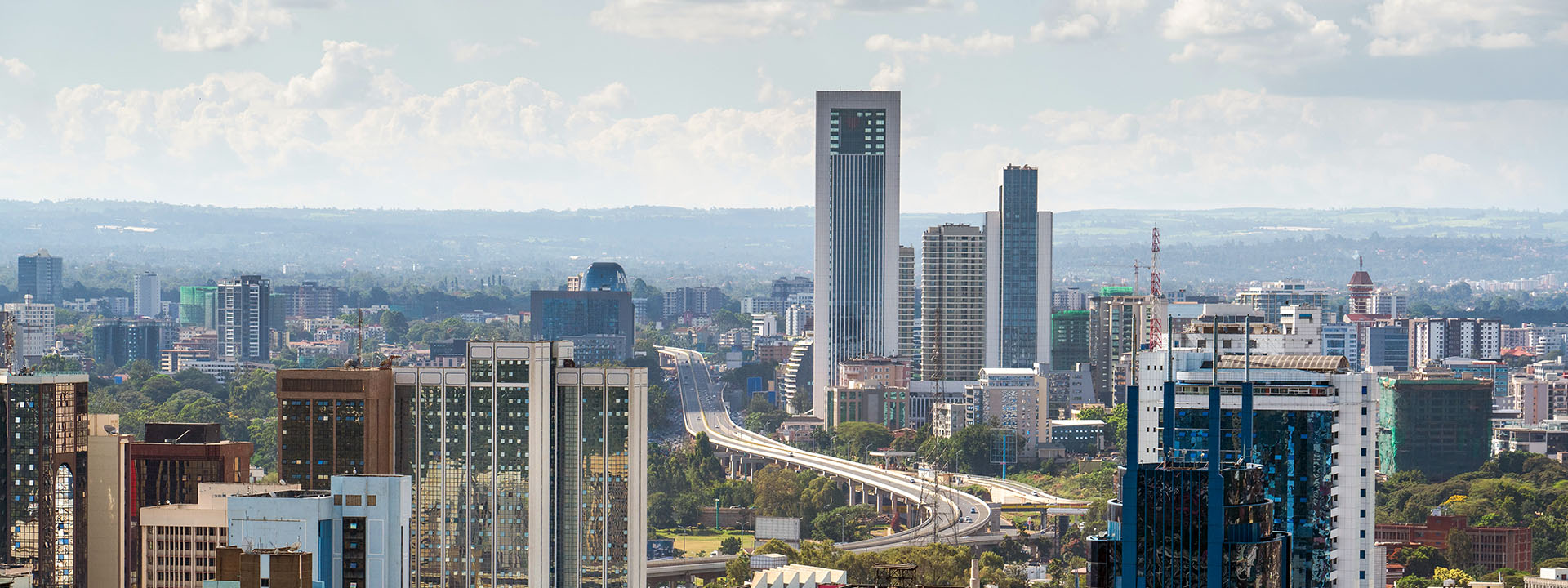 MSR Africa Lab - photo of the Nairobi skyline