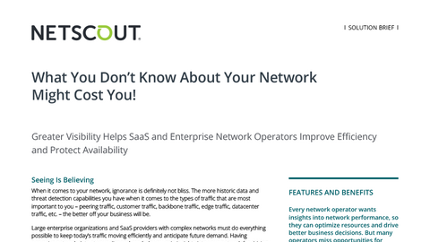 What You Don’t Know About Your Network Might Cost You!