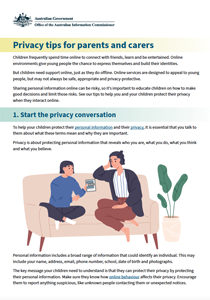 Thumbnail: Ten privacy tips for parents and carers