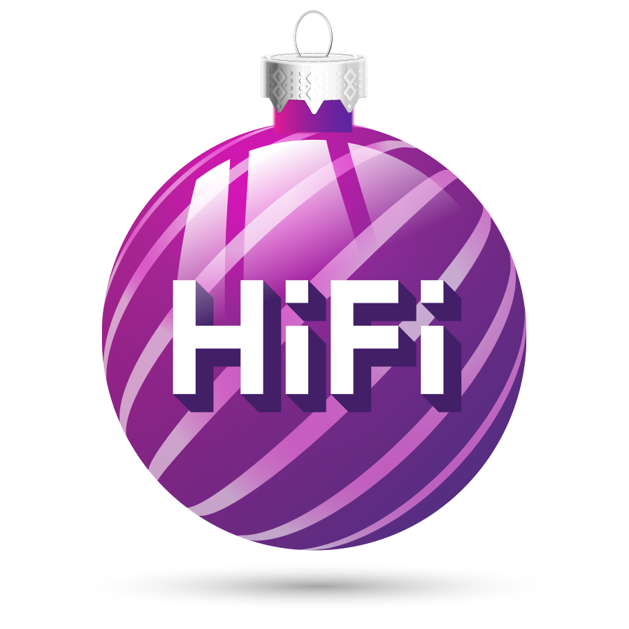 HiFi ornament - Holiday ornament with HiFi logo