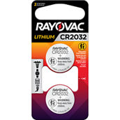 Rayovac CR2032 Lithium Coin Battery 2 pk.