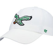 '47 Men's White Philadelphia Eagles Clean Up Legacy Adjustable Hat