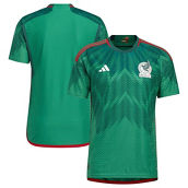 adidas Men's Green Mexico National Team 2022/23 Home Authentic Blank Jersey