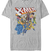 Mad Engine Mens Marvel XMEN DISTRESSED GROUP SHOT T-Shirt