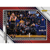 Panini America Stephen Curry Golden State Warriors Fanatics Exclusive Parallel Panini Instant Curry Returns To The Starting Lineup Warriors Advance Single Trading Card - Limited Edition of 99