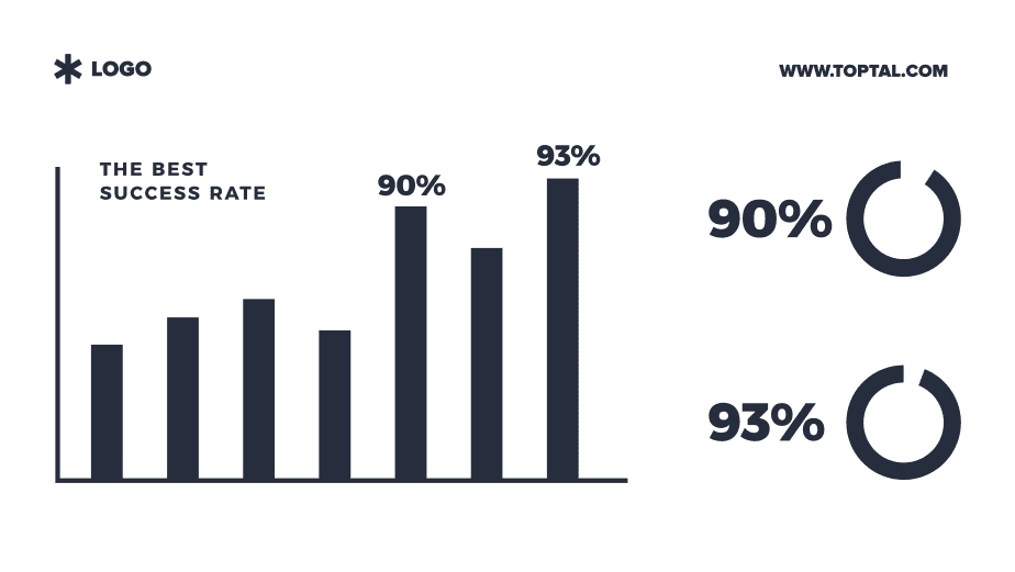 Subtle Grey Bar Graph Example Overlay PNG