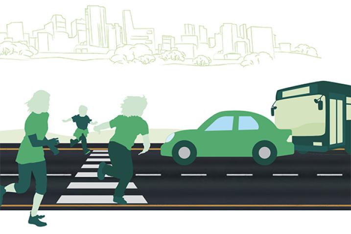 An illustration from WHO report on road safety