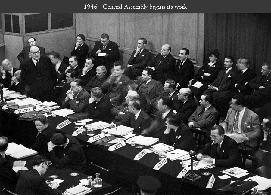 1946 - General Assembly begins its work