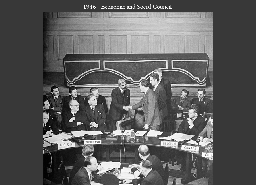 1946 - Economic and Social Council holds first meeting
