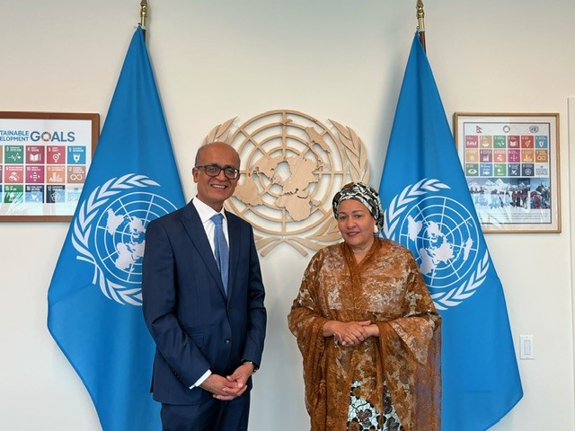 Deputy Secretary-General of the UN, Ms. Amina J Mohammed
