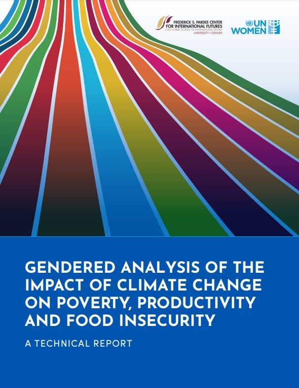 Gendered analysis of the impact of climate change on poverty, productivity and food insecurity